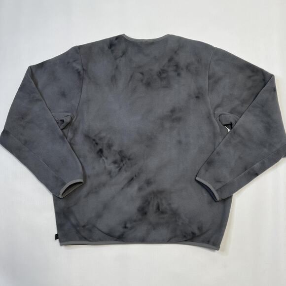 Lululemon Sweatshirt Mens Extra Large Gray Fleece Tie Dye Pullover Crewneck Soft - Picture 3 of 8